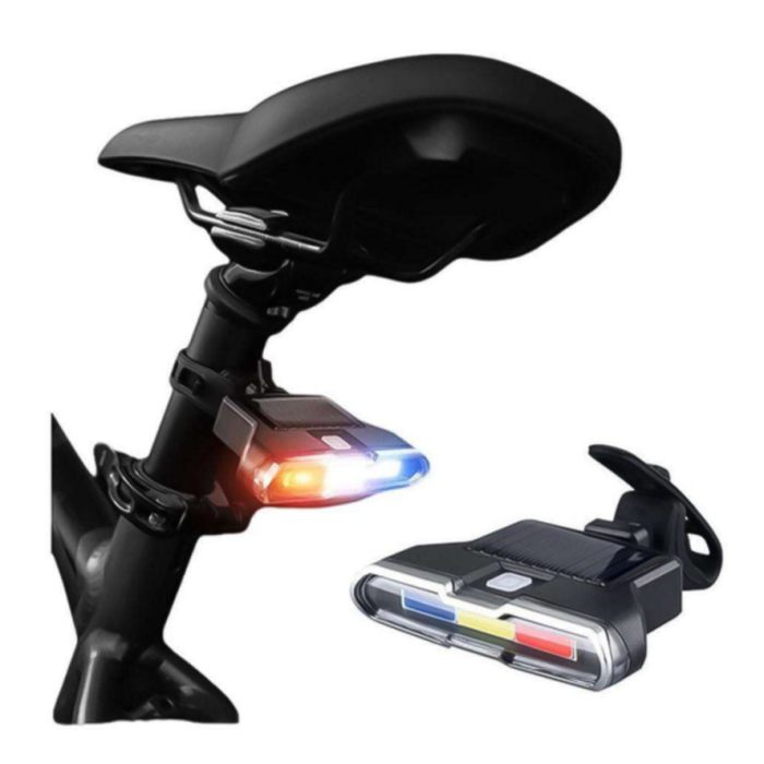 LUZ ESTROBOSCOPICA SOLAR PARA BICICLETA