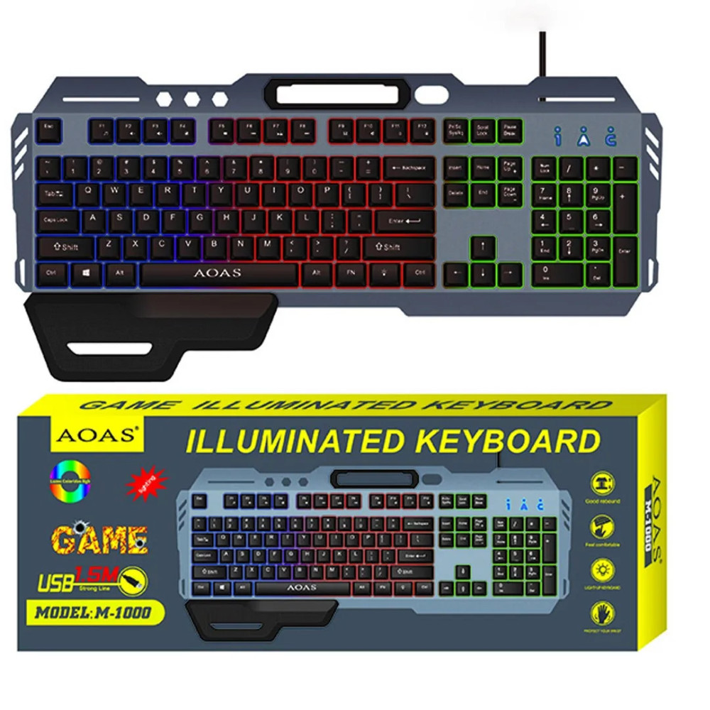TECLADO GAMER AOAS M-1000