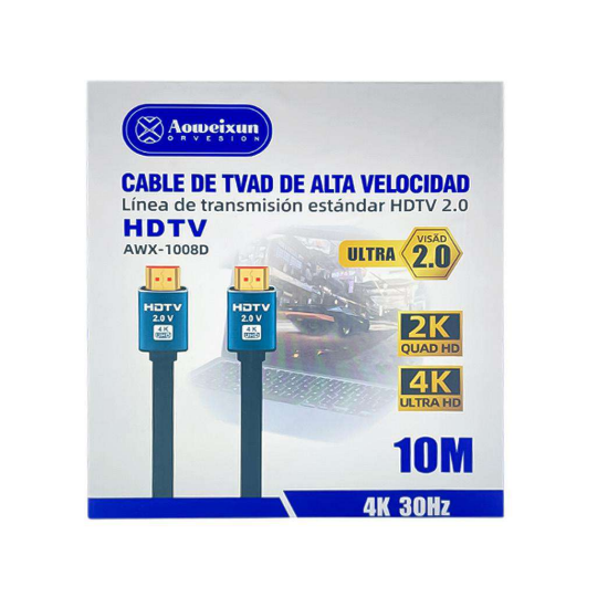 CABLE HDMI CAJA HDTV 10M