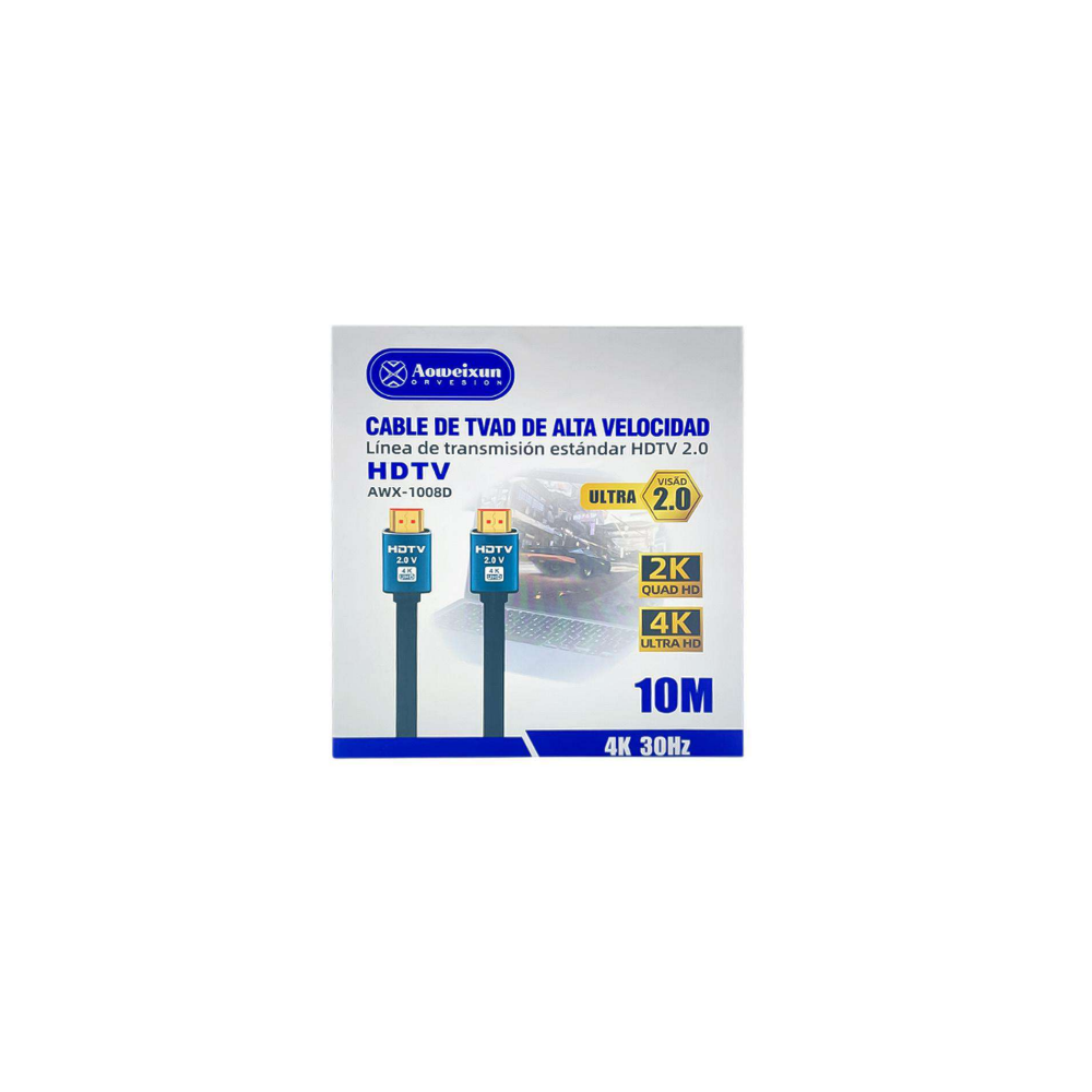 CABLE HDMI CAJA HDTV 10M