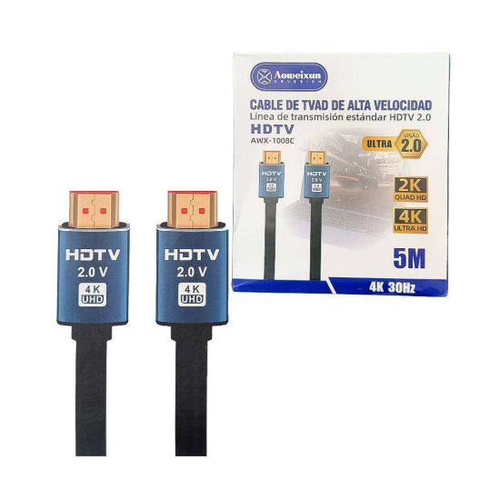 CABLE HDMI CAJA HDTV 5M