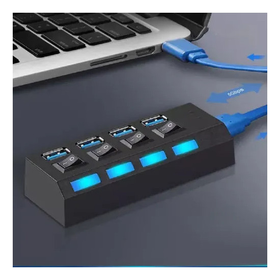 HUB USB 4 PUERTOS
