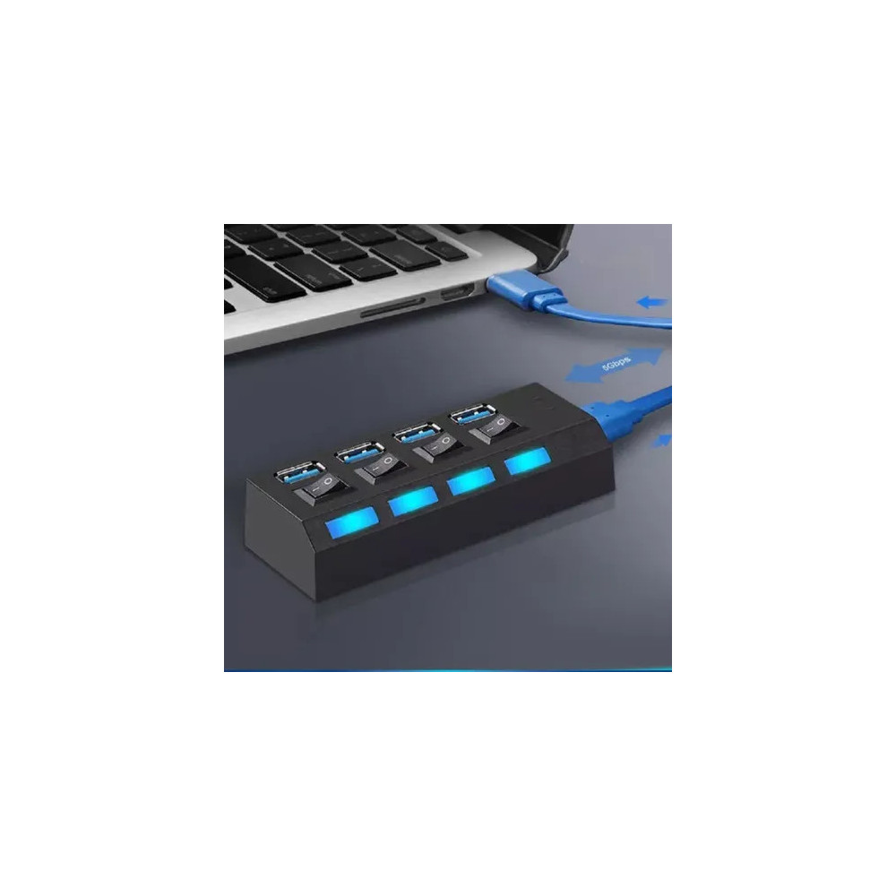 HUB USB 4 PUERTOS