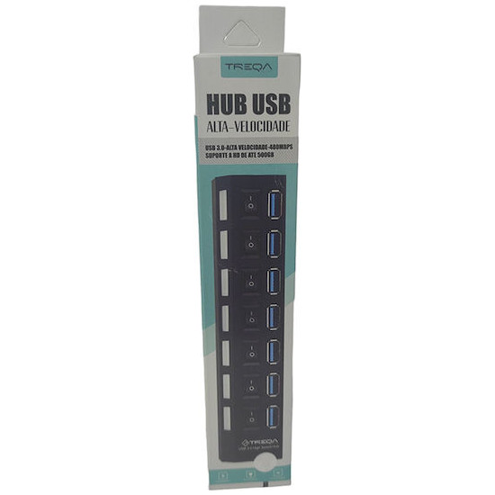 HUB USB 7 PUERTOS TREQA